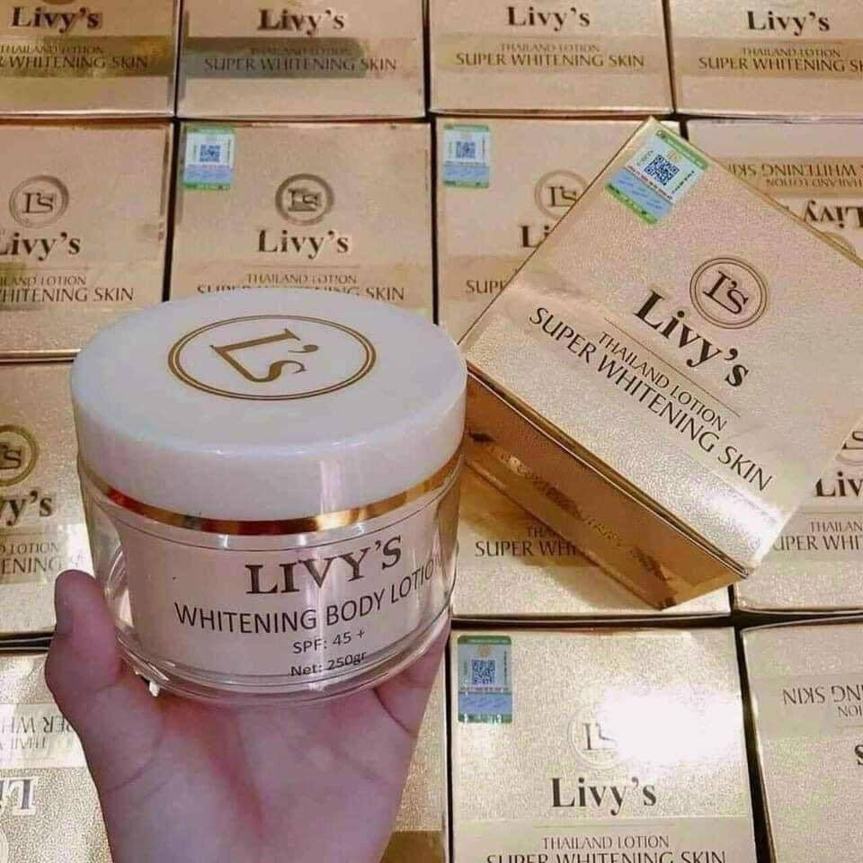 Kem body Livy vàng chính hãng Thái Lan 250g