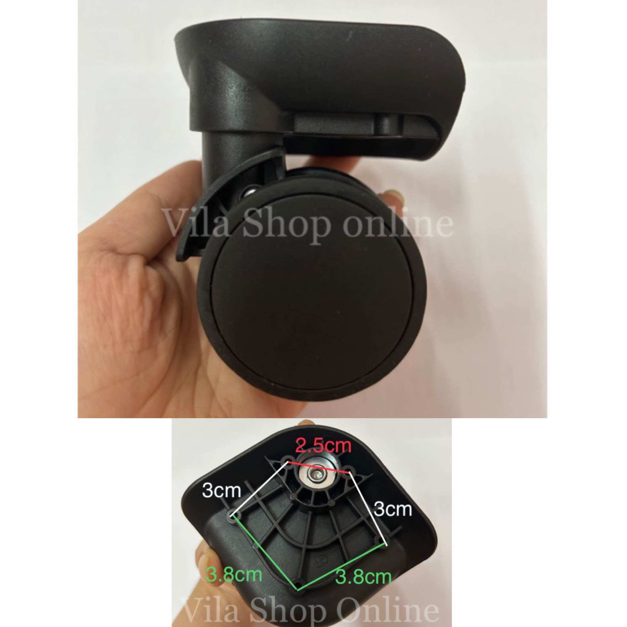Bánh xe xoay thay thế cho vali