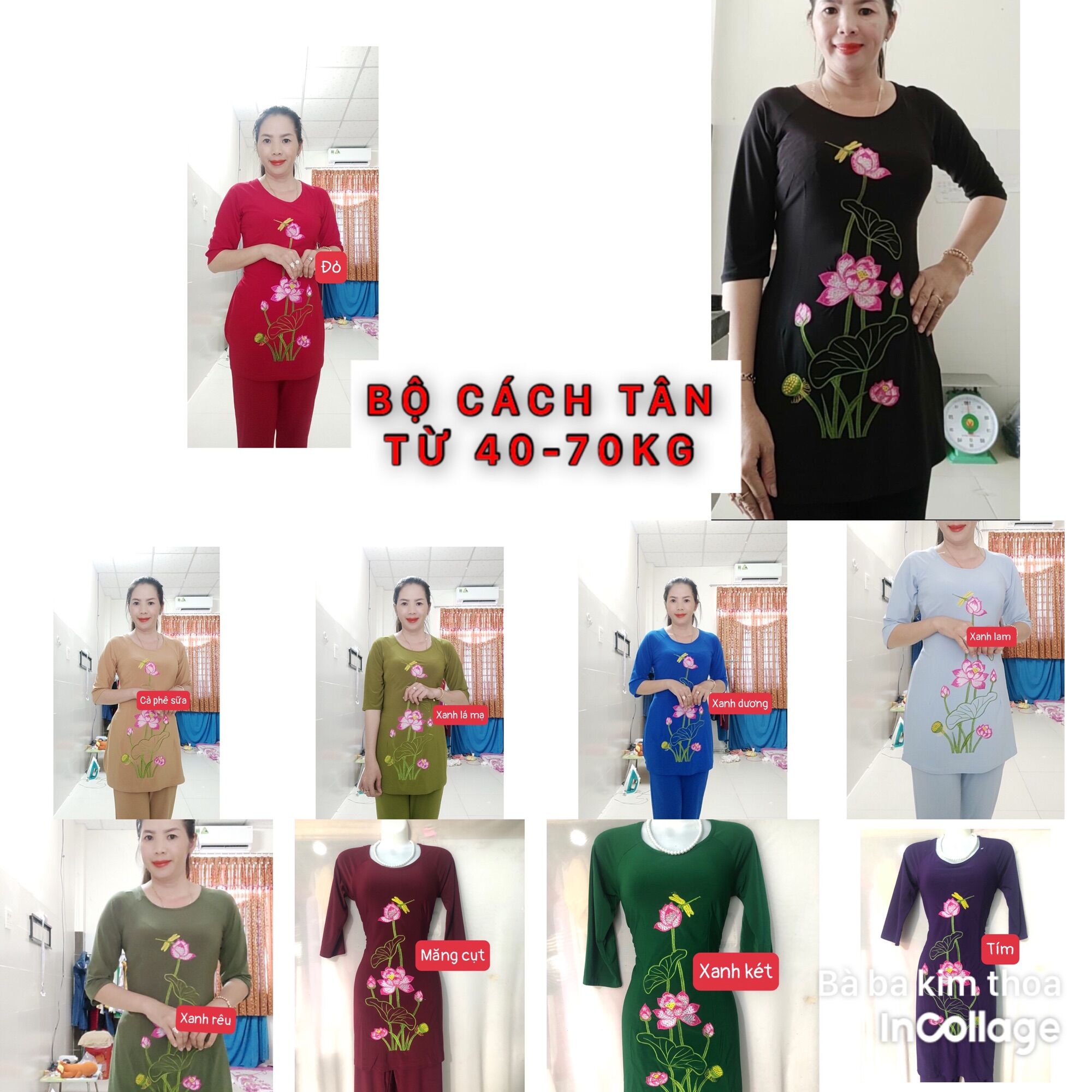 Bộ cách Tân (từ 40-72kg mặc vừa)