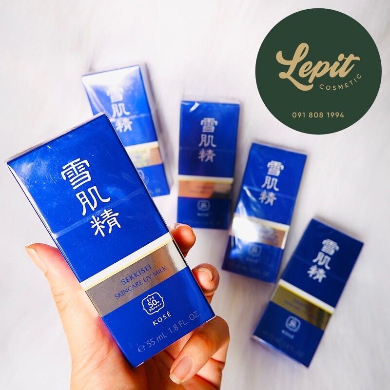 [Lepit Cosmetic] Kem Chống Nắng Kose Sekkisei Skincare Uv Milk Spf50+/Pa++++ - Kcn Kose