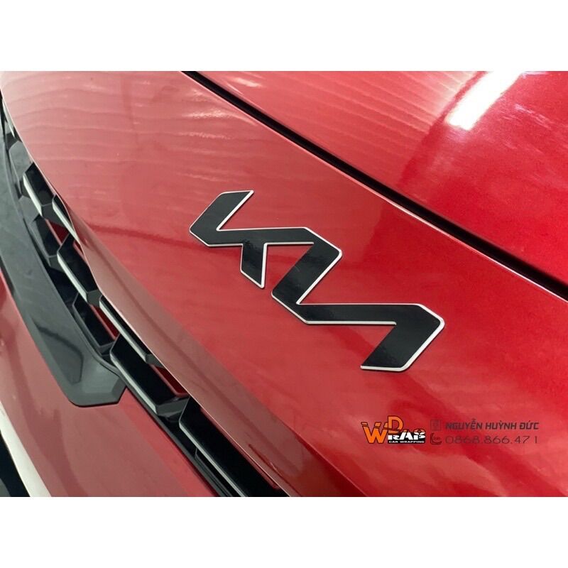 Decal dán đổi màu logo KIA Mới ( 1 cặp)