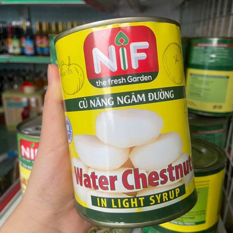 Củ Năng Ngâm Đường NIF - Lon 565gr