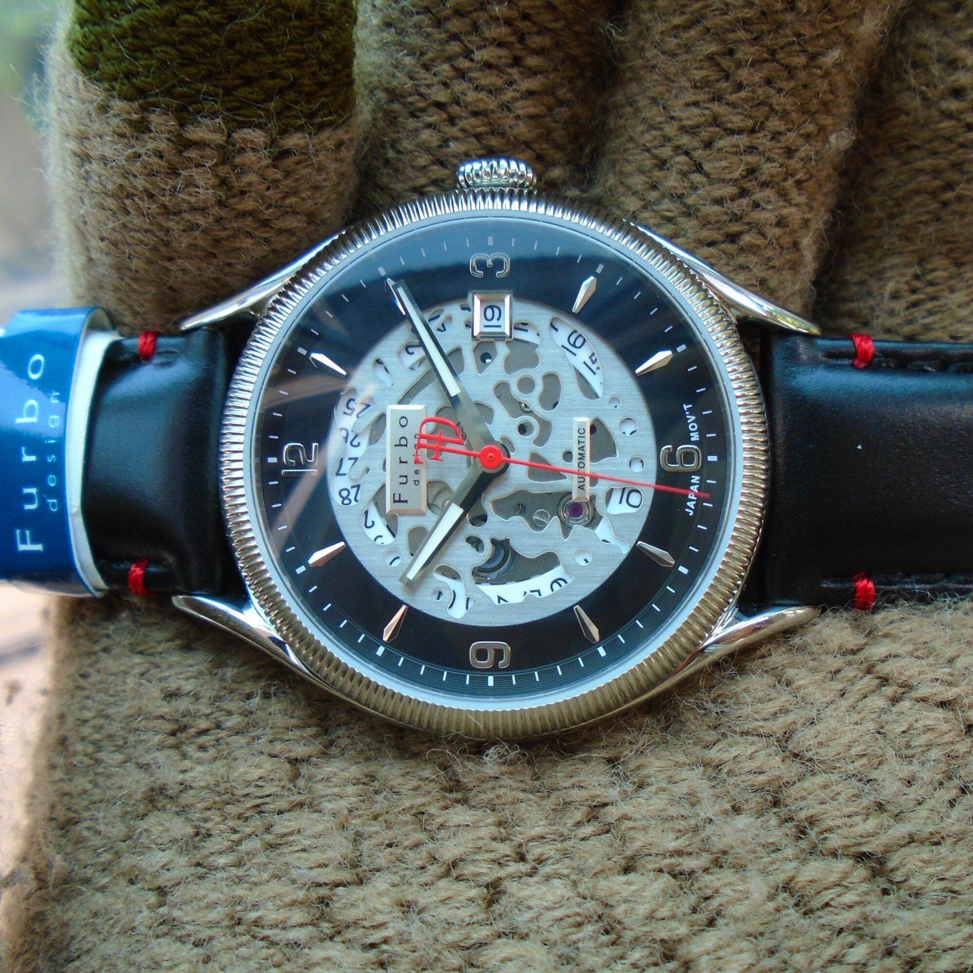 ĐÔNG HỒ - Hiệu FURBO - chính hãng - Made JAPAN - máy Automatic lộ máy-  MIYOTA - Siz