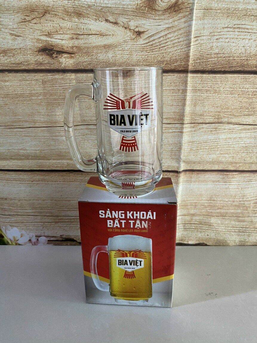 Set 2 ly thủy tinh hkm Bia Việt