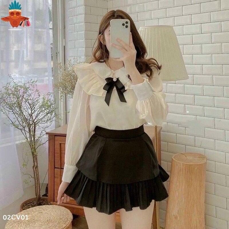 Chân Váy 2 Tầng Dập Ly