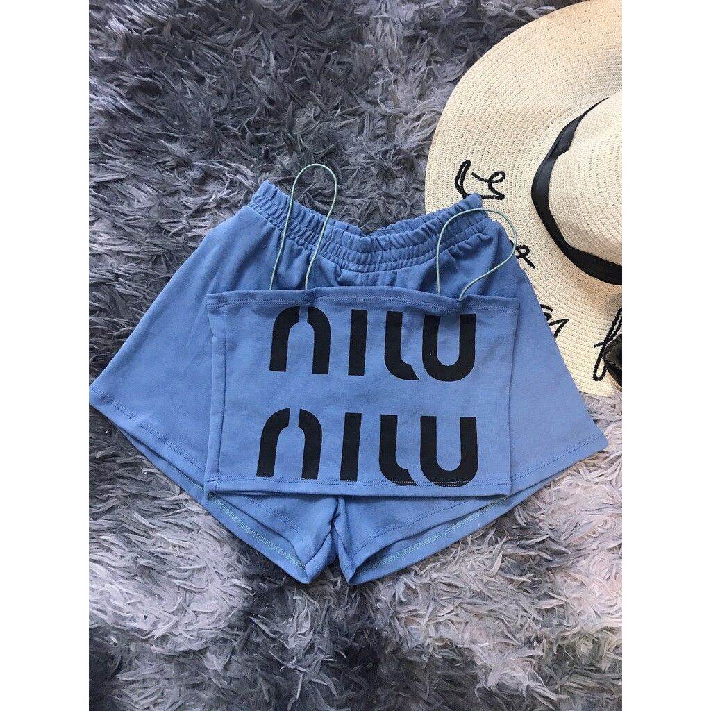 Sét bộ đùi 2 dây miu miu cực xinh.🎀