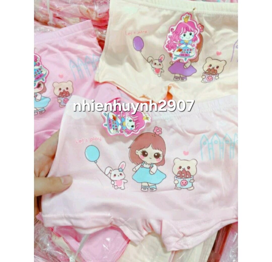 ( SET 5 QUẦN ) Quần Chip Đùi QC Bé Gái 8-32kg