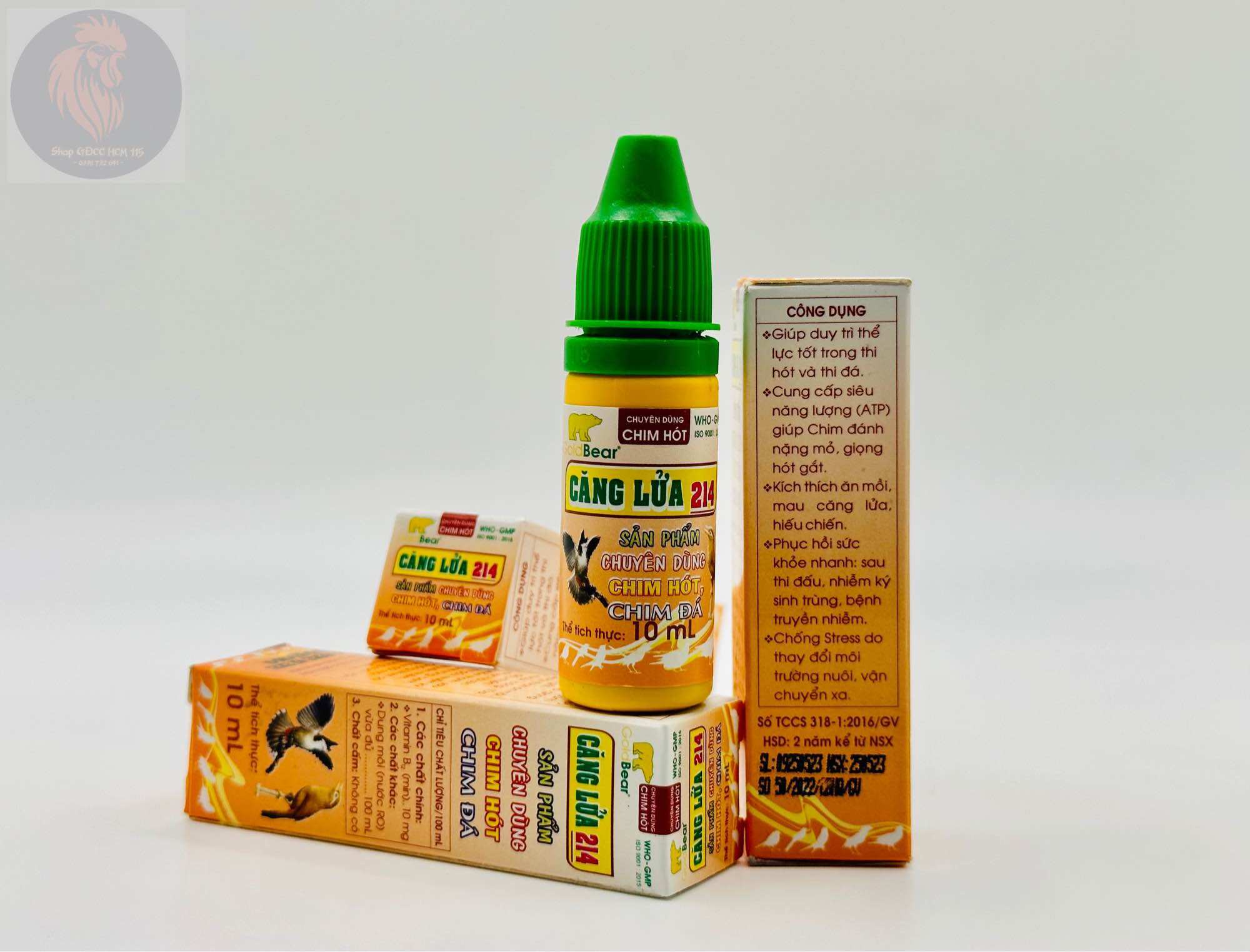 CĂNG LỬA 214 10ml (Căng Lửa, Tăng nước Máu)