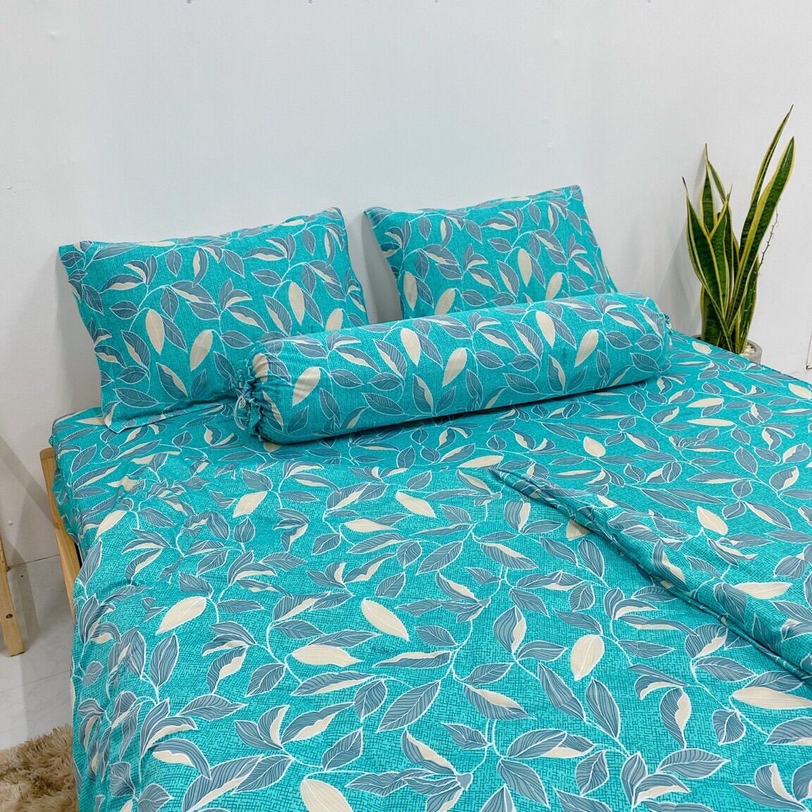 Bộ 4 ga/drap trải giường THUN LẠNH HÀN QUỐC
