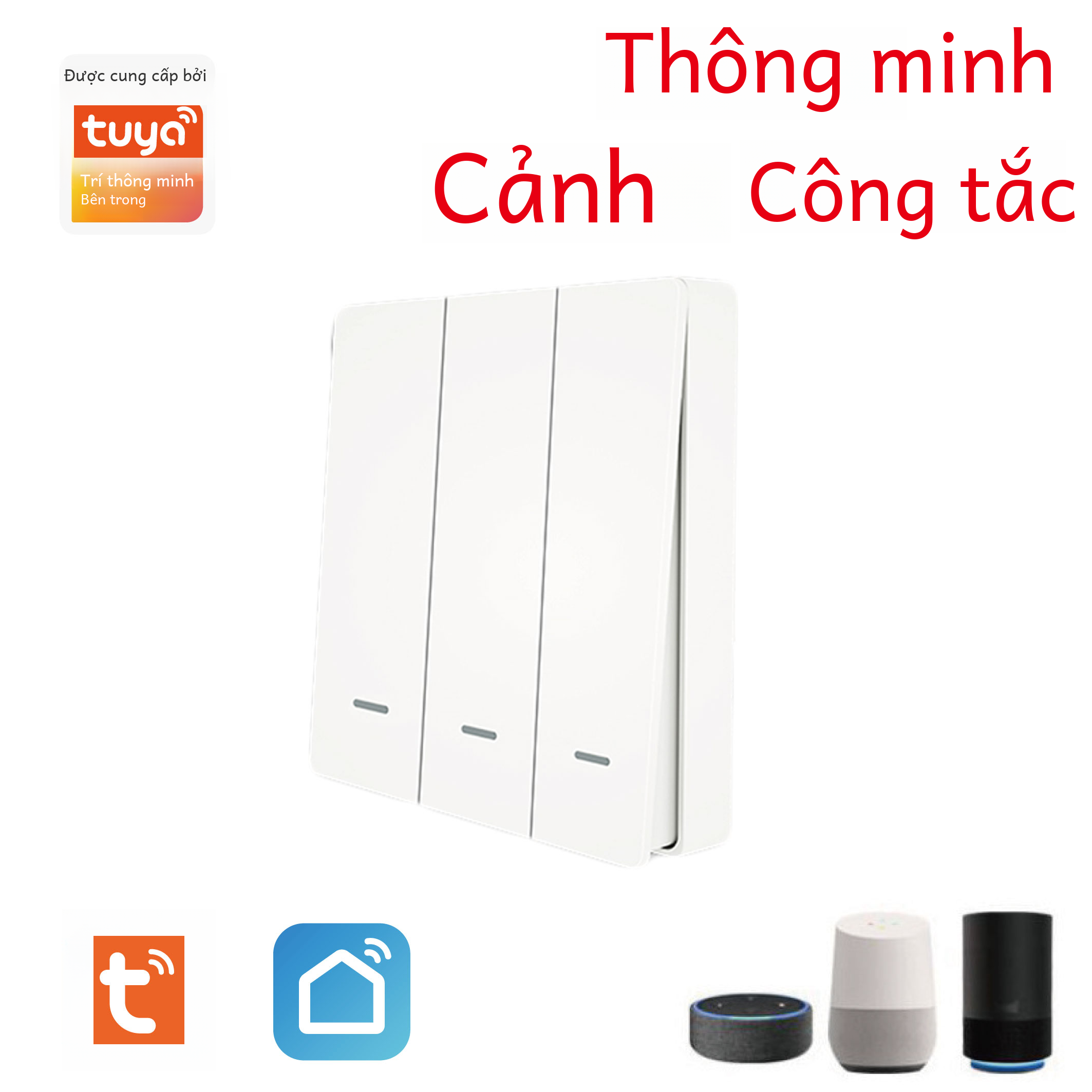 Tuya Zigbee 3.0 Công Tắc Cảnh Thông Minh Không Dây Nút Nhấn Bảng Điều Khiển Với Bộ Phát Pin Tương Thích Với Alexa Cho Gia Đình điều Khiển Từ Xa