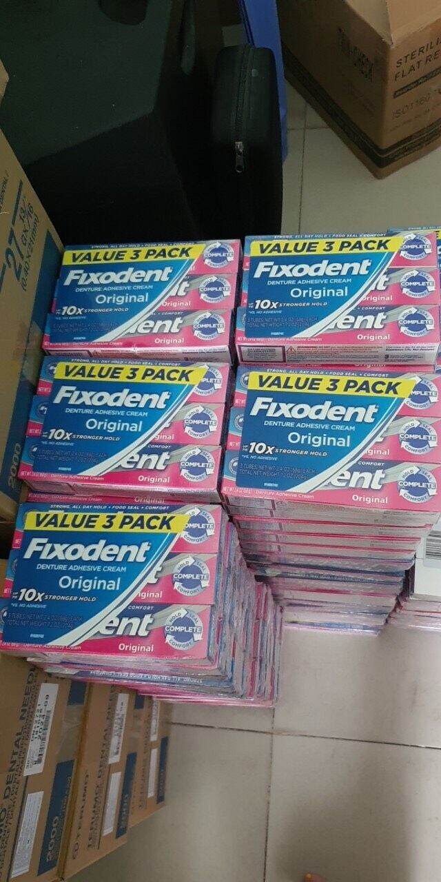 Keo dán hàm Fixodent