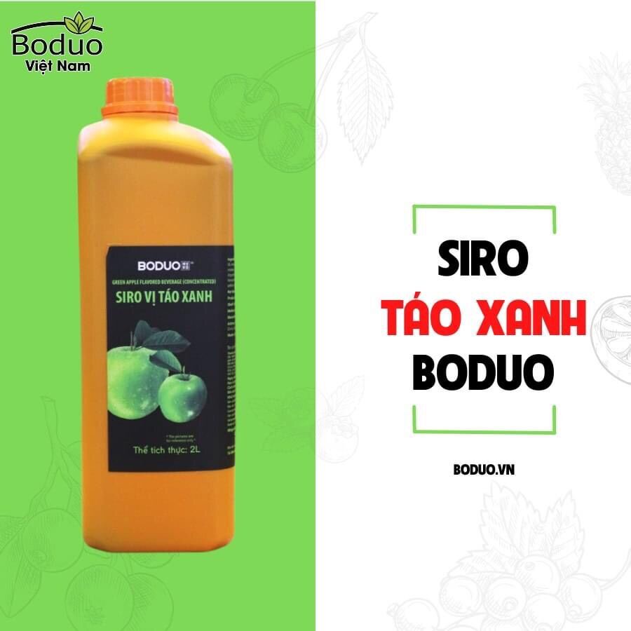 Siro táo xanh Boduo chai 2L (2,5kg)
