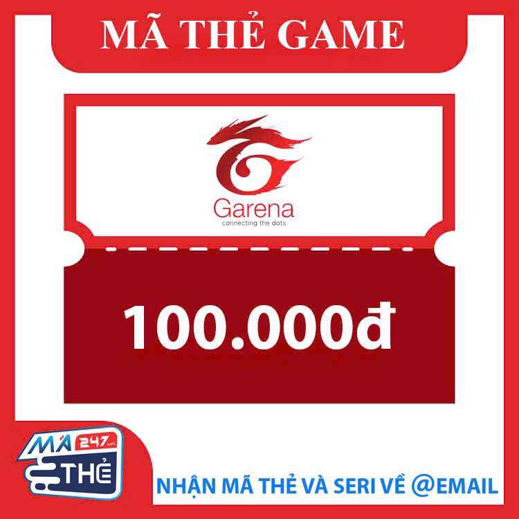 Mã thẻ game Garena 100K