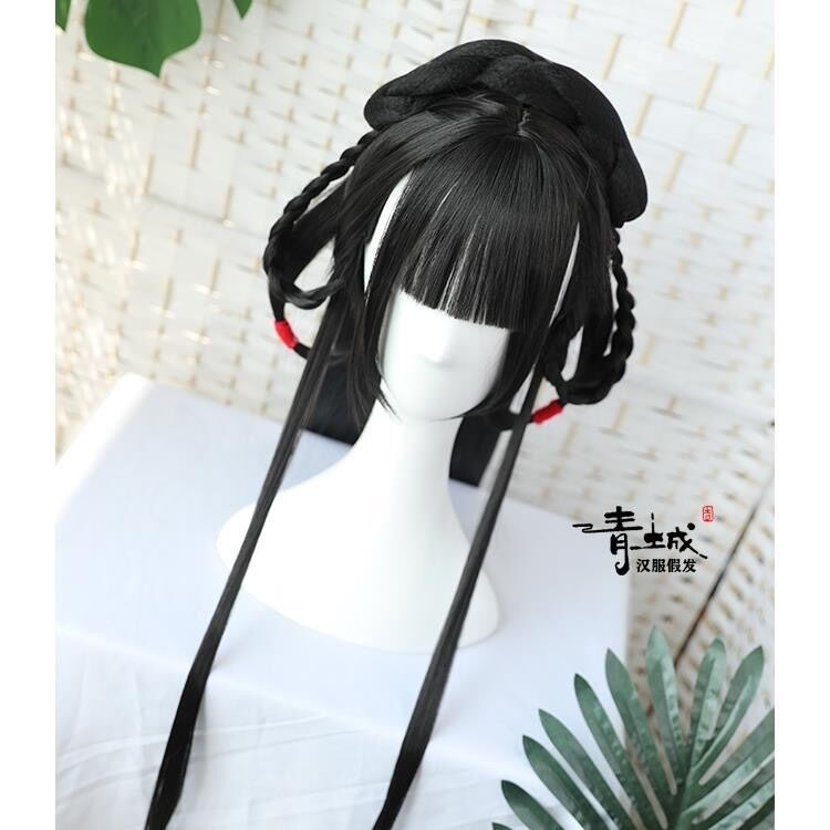 Tóc giả cổ trang wig đội cả đầu