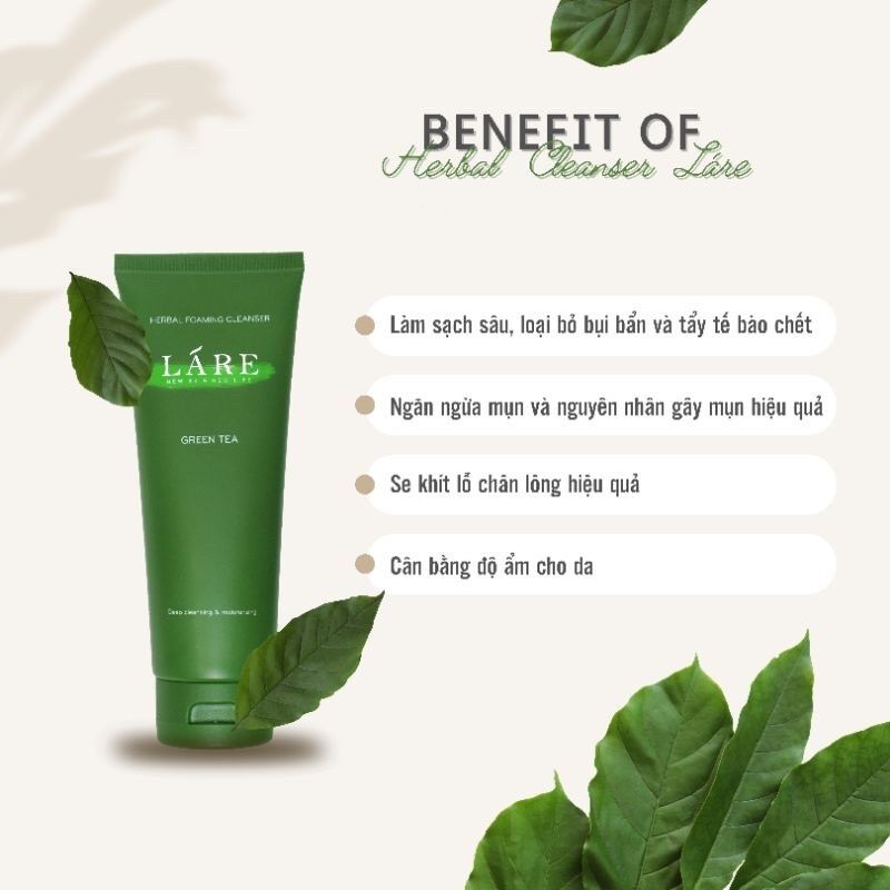 🔥 SỮA RỬA MẶT LÁ RE THANH DƯỢC 🔥