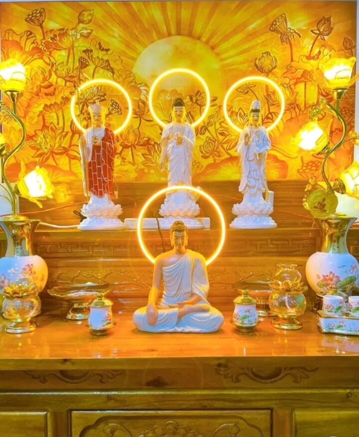Đèn LED NEON Hào Quang Phật  có kèm nguồn