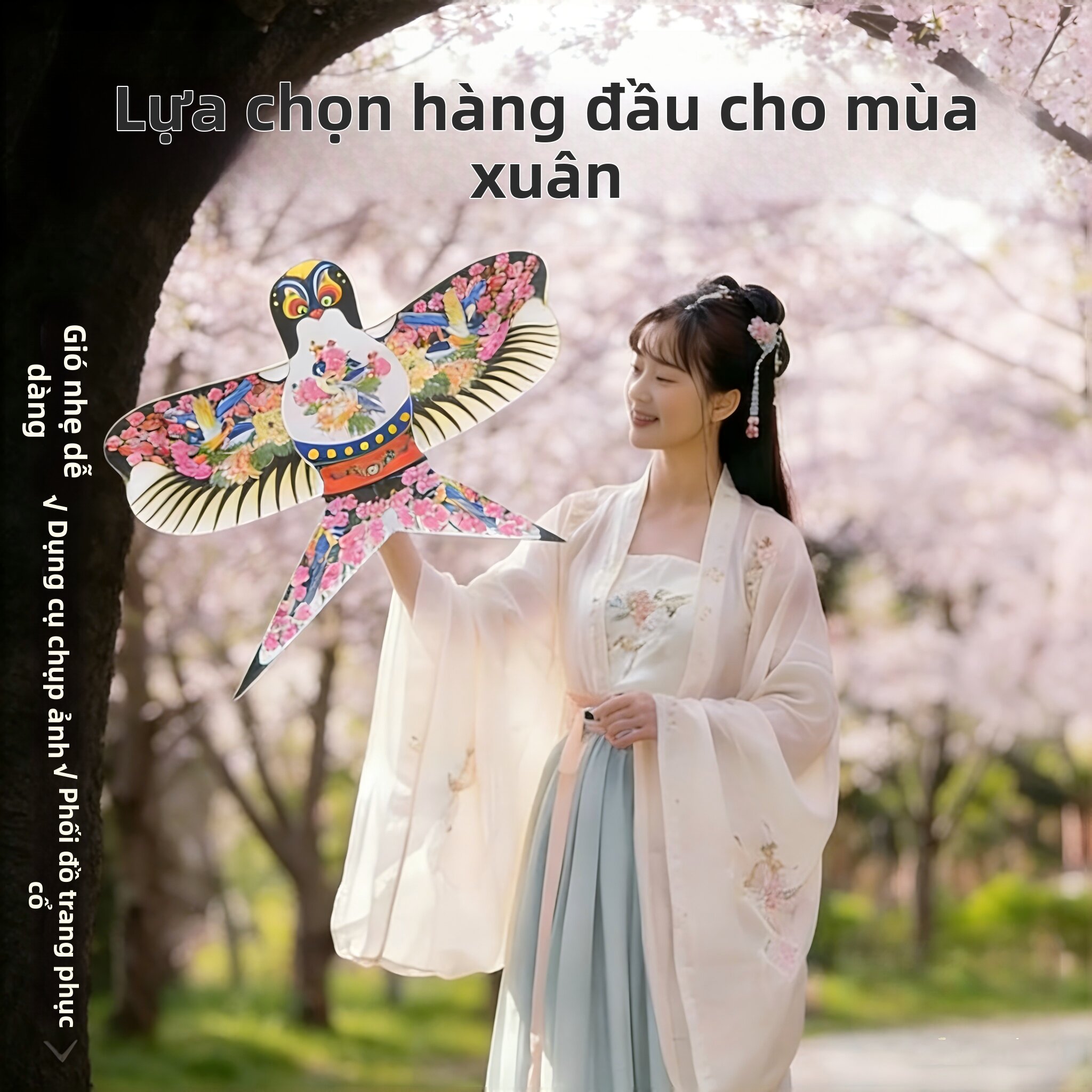 Besee | Đồ Chơi Dân Gian Handmade DIY Vật Liệu Chụp Ảnh Cây Diều