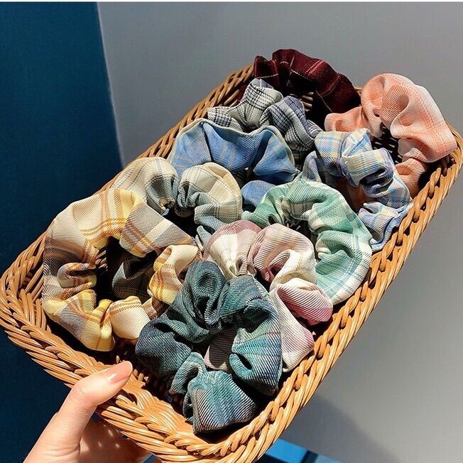 Cột Tóc Thời Trang Caro Nhiều mẫu Đẹp Tha Hồ Lựa