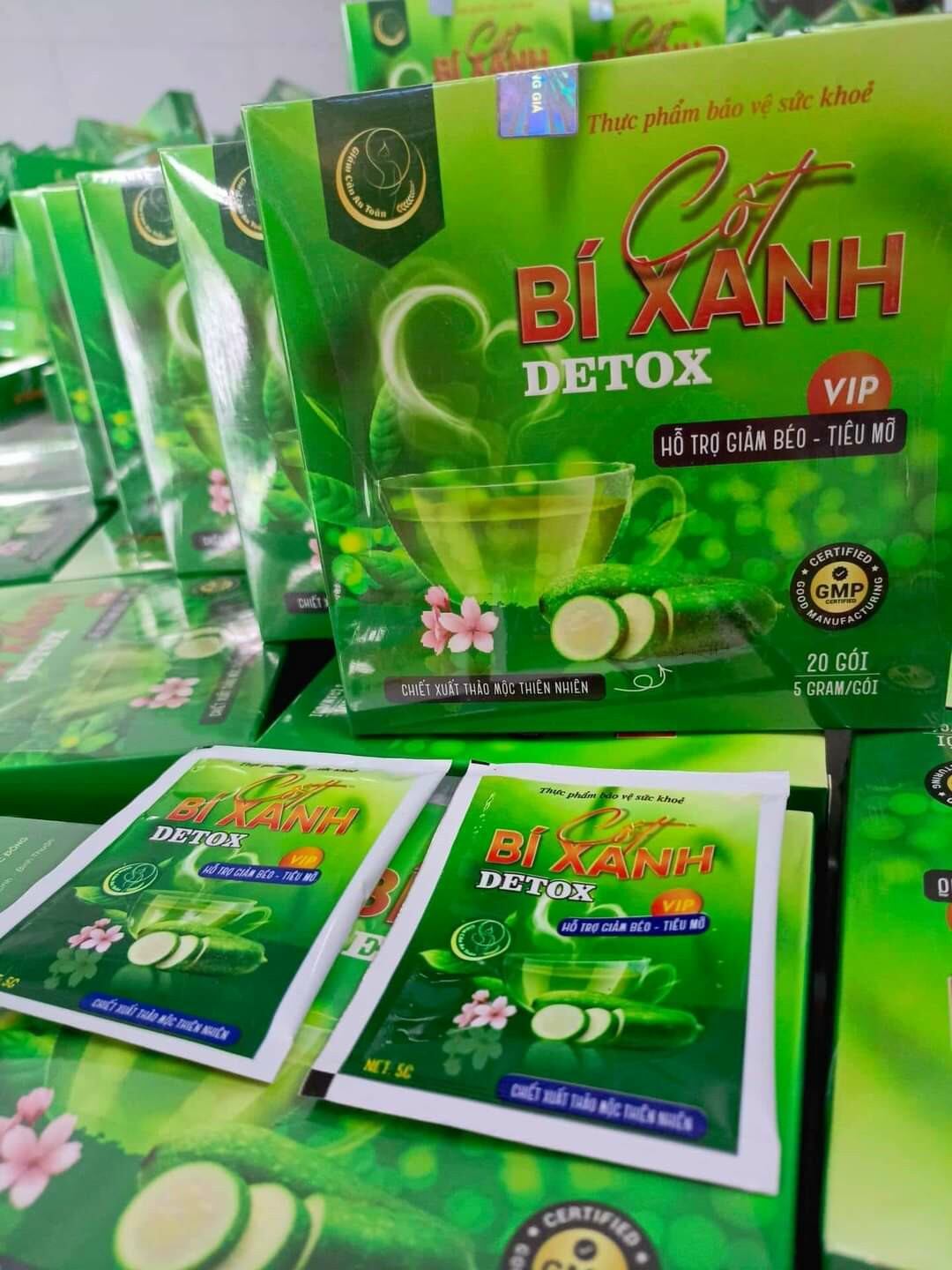 Bí xanh detox 10 gói liệu trình giảm từ 3 - 5 kg