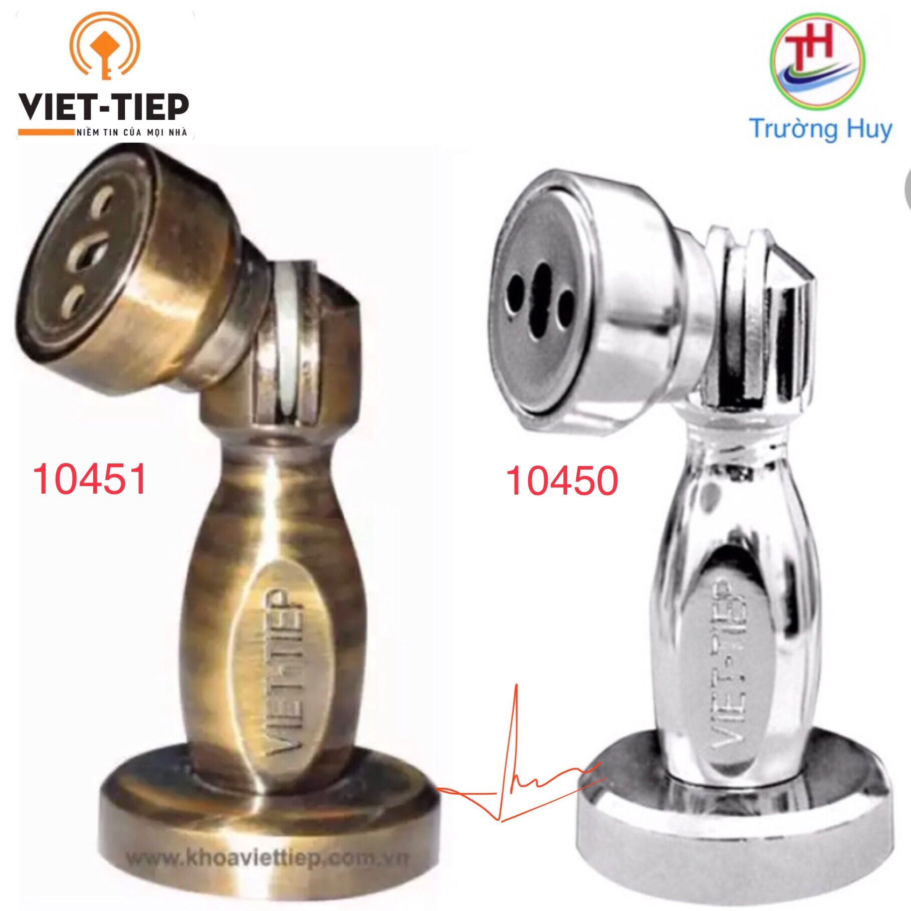 [chính hãng] hít cửa (chặn cửa) Việt Tiệp 10450 vs 10451 - Bảo hành 2 năm