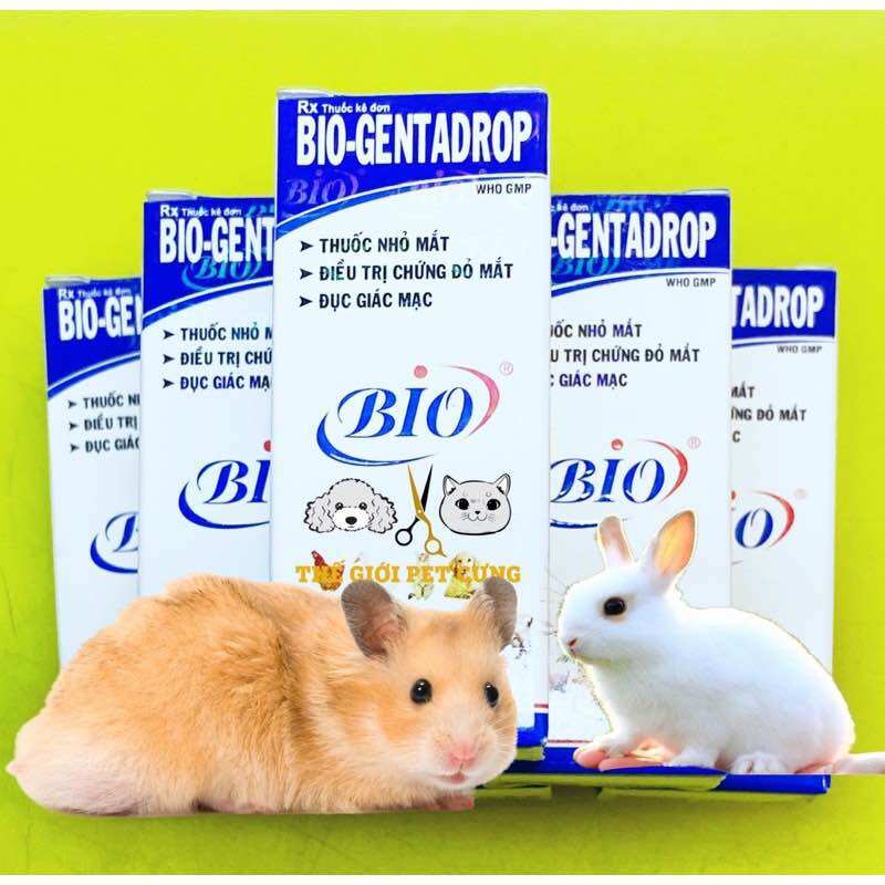 Nhỏ mắt bio hamster thỏ bọ nhím sóc
