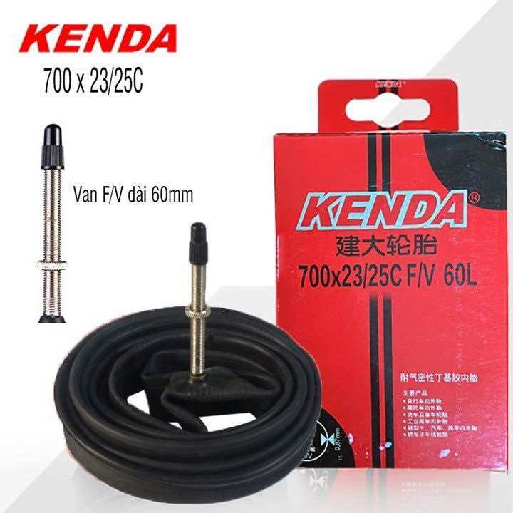 Săm ruột xe đạp thể thao 700x23/25c kenda van 60l