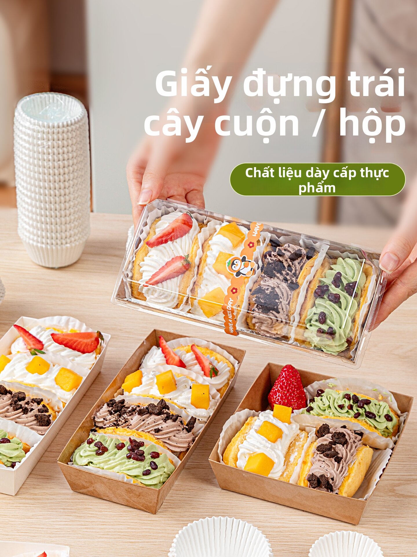 MEIDI | Mô Đun Giấy Dầu Chống Thấm Dùng Để Nướng Bánh Nhỏ