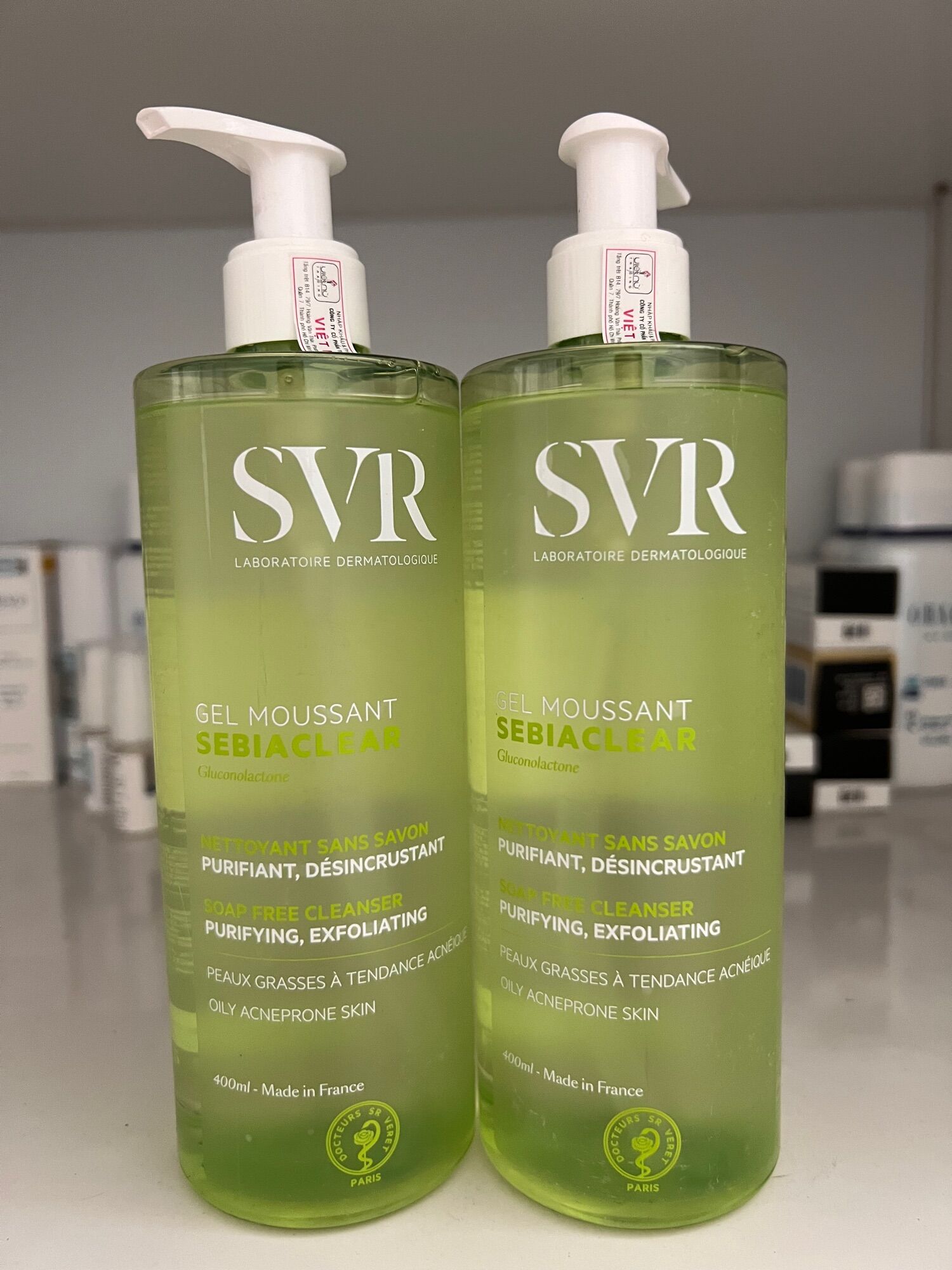 Gel Rửa Mặt Không Chứa Xà Phòng SVR Sebiaclear Gel Moussant 400ml