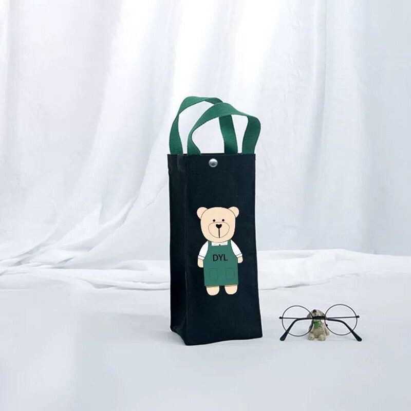 Túi đựng bình nước, bình giữ nhiệt - Túi Gấu size to đựng bình dưới 1.5L