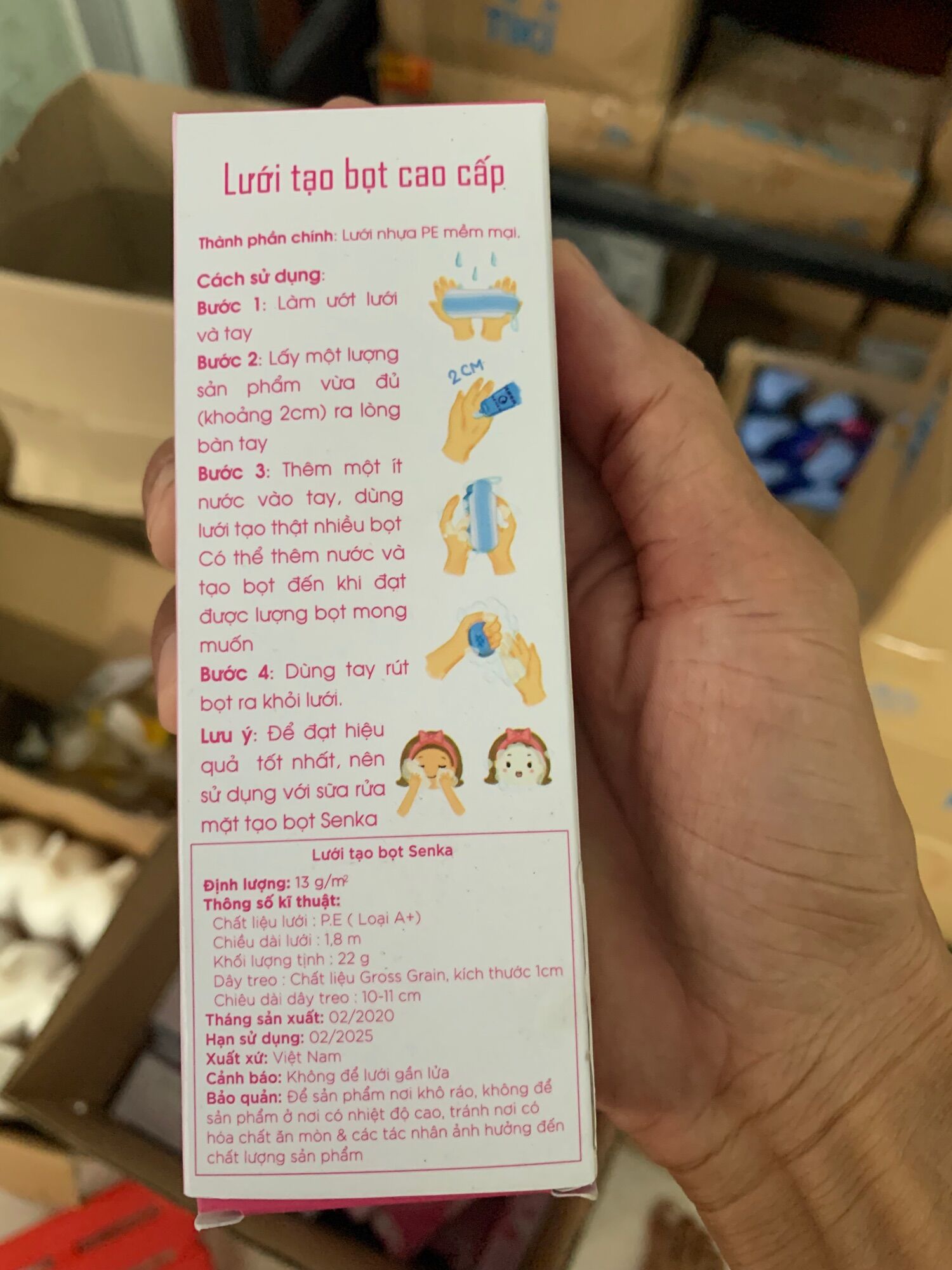 Lưới tạo bọt cao cấp Senka