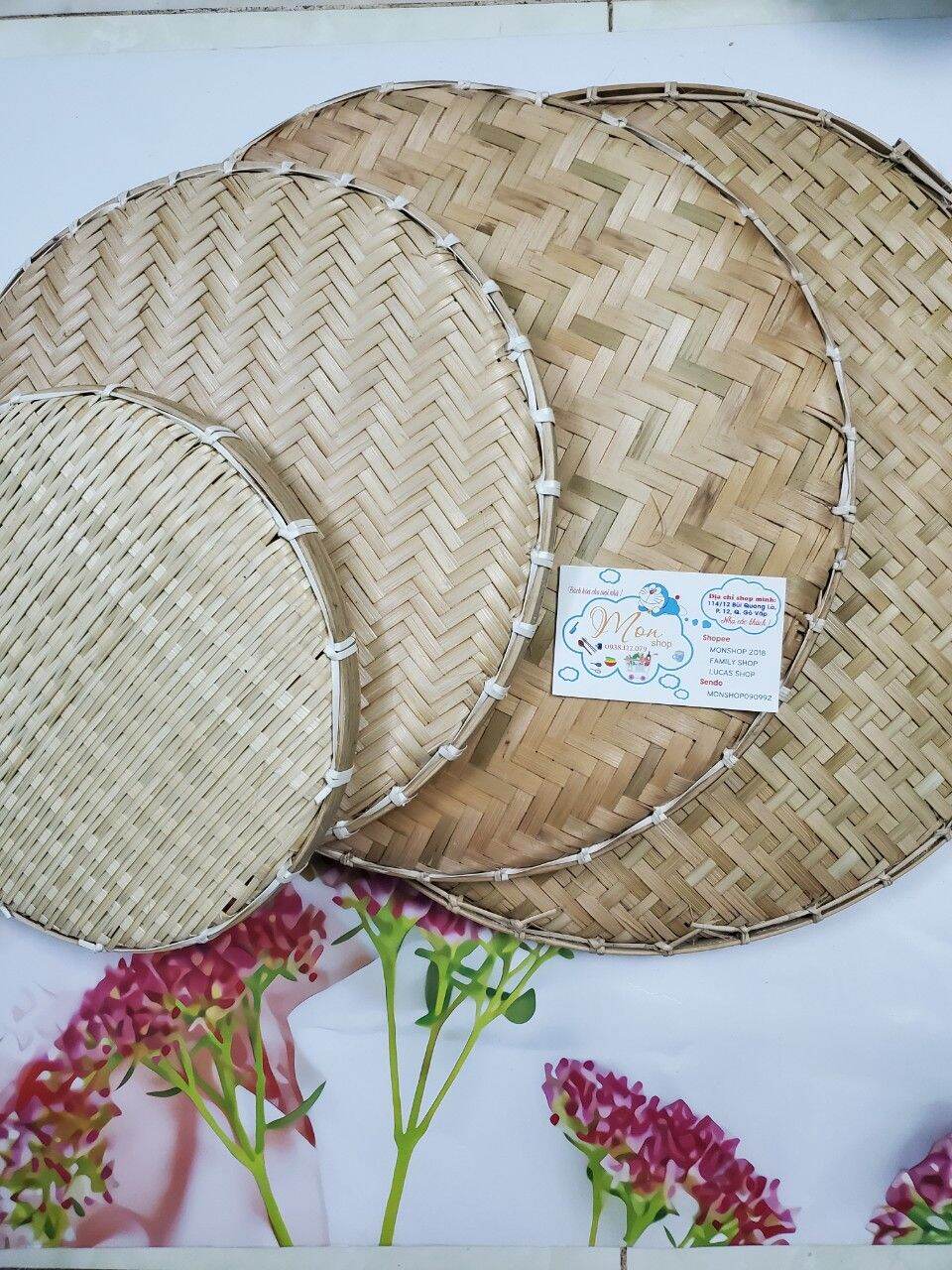 COMBO 4c Mẹt Tre Thủ Công (4 kích thước)