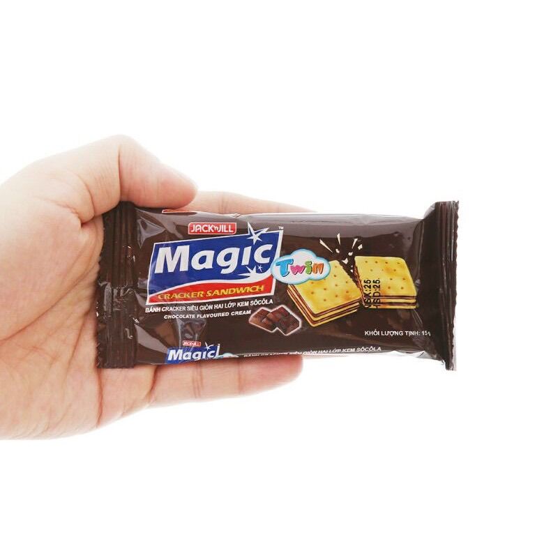 COMBO 20 CÁI BÁNH MAGIC HAI LỚP KEM BƠ/SOCOLA(NGẪU NHIÊN)