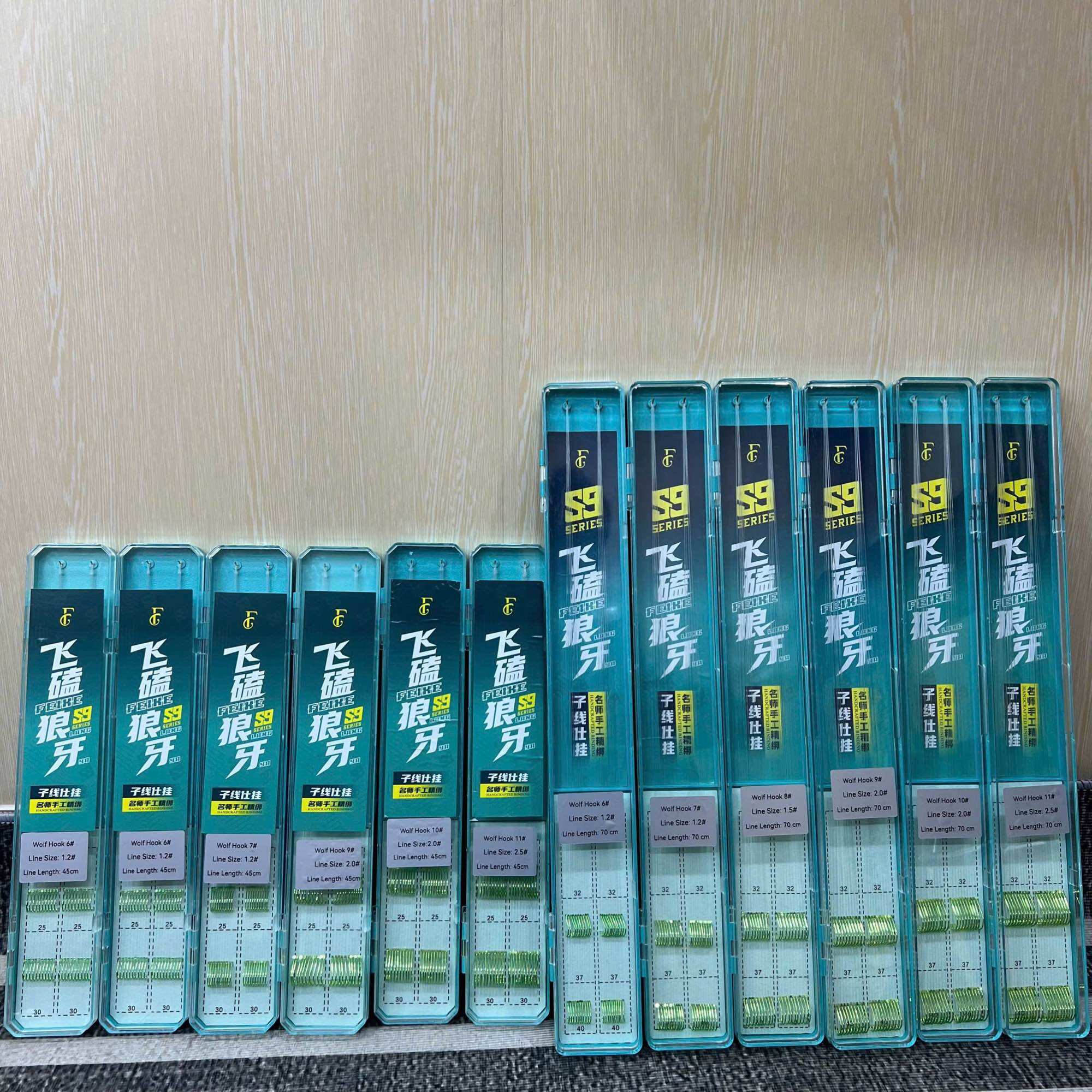 Thẻo nanh sói S9 bản nâng cấp. Hộp 20 cặp  lưỡi cứng hơn - nút buộc chắc chắn hơn