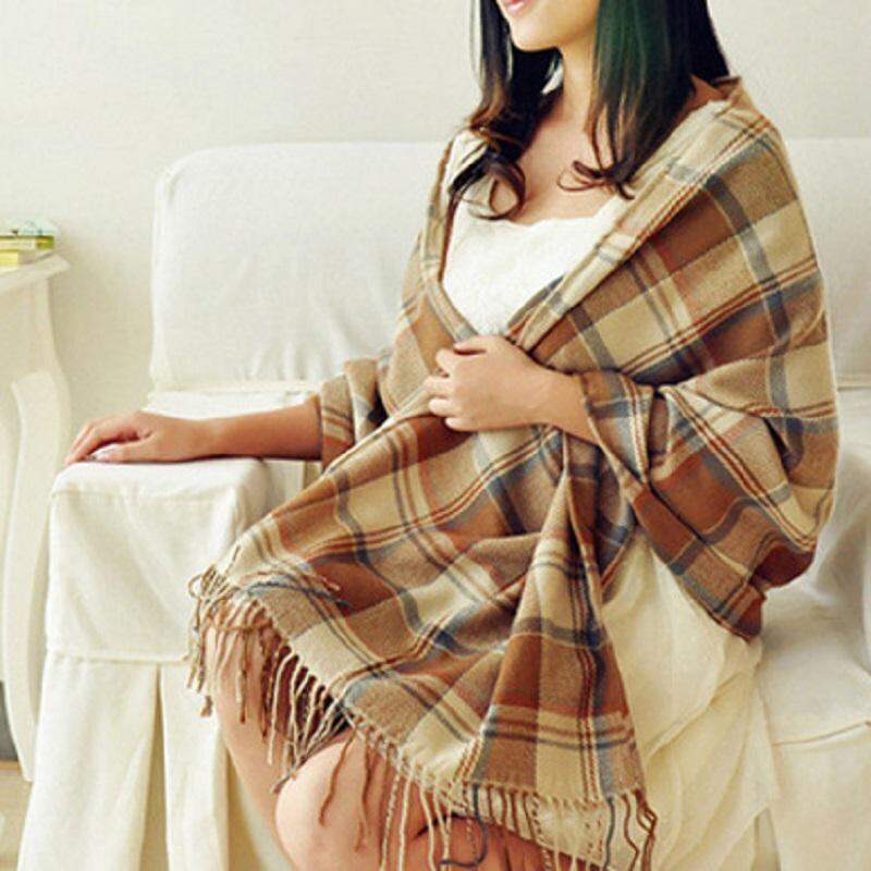Mùa đông nữ lưới giả cashmere khăn mùa thu và mùa đông dày thời trang ấm áp Hoang Dã khăn choàng