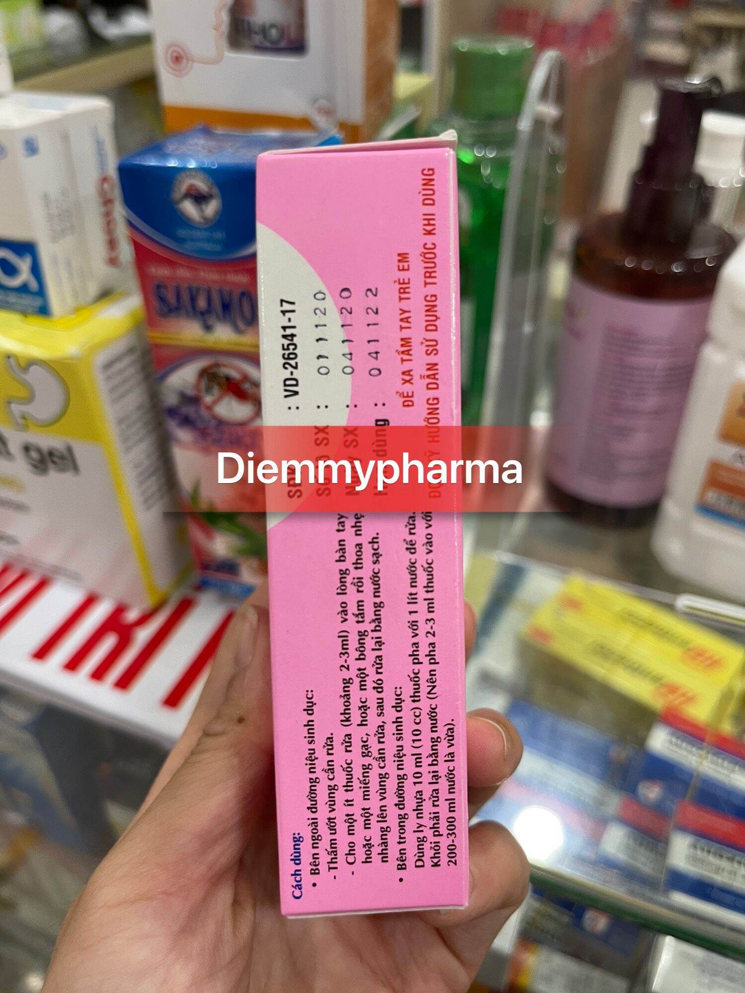 Rửa về sinh meseptic