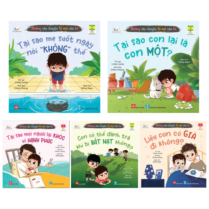 Sách - Combo 5 cuốn: Những câu chuyện tò mò của bé