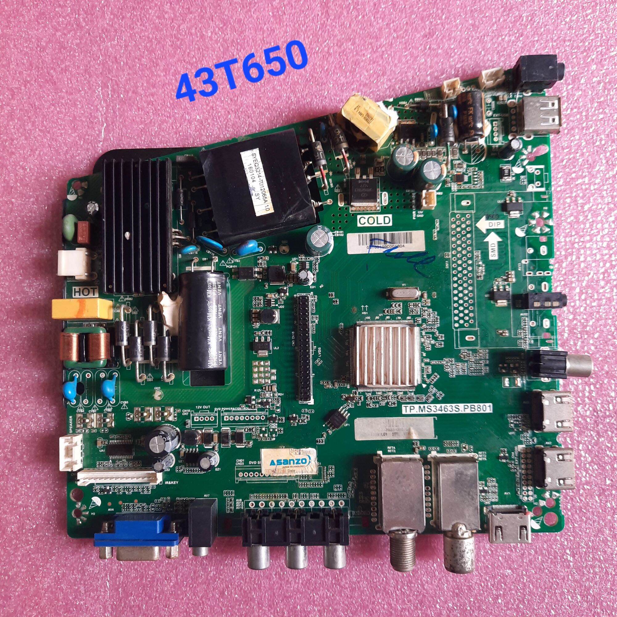 Asanzo Tivi 43t650 Board