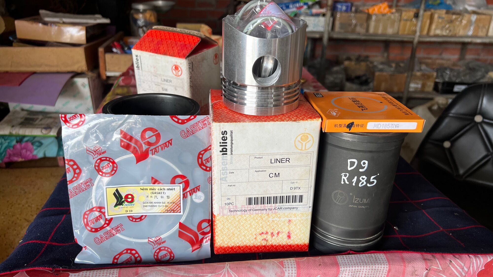 Bộ hơi Xilanh nhật sử dụng cho máy D9 R185