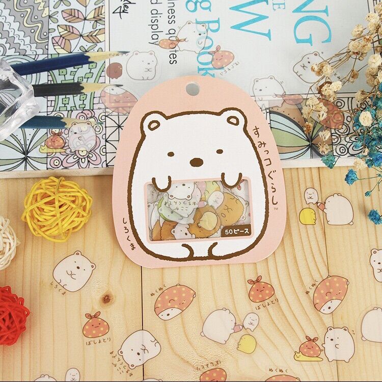 HÌNH DÁN STICKER MOLANG ĐÁNG YÊU 50 MIẾNG