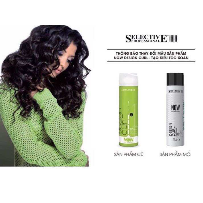 Gel tạo kiểu tóc uốn selective design curl ý 250ml