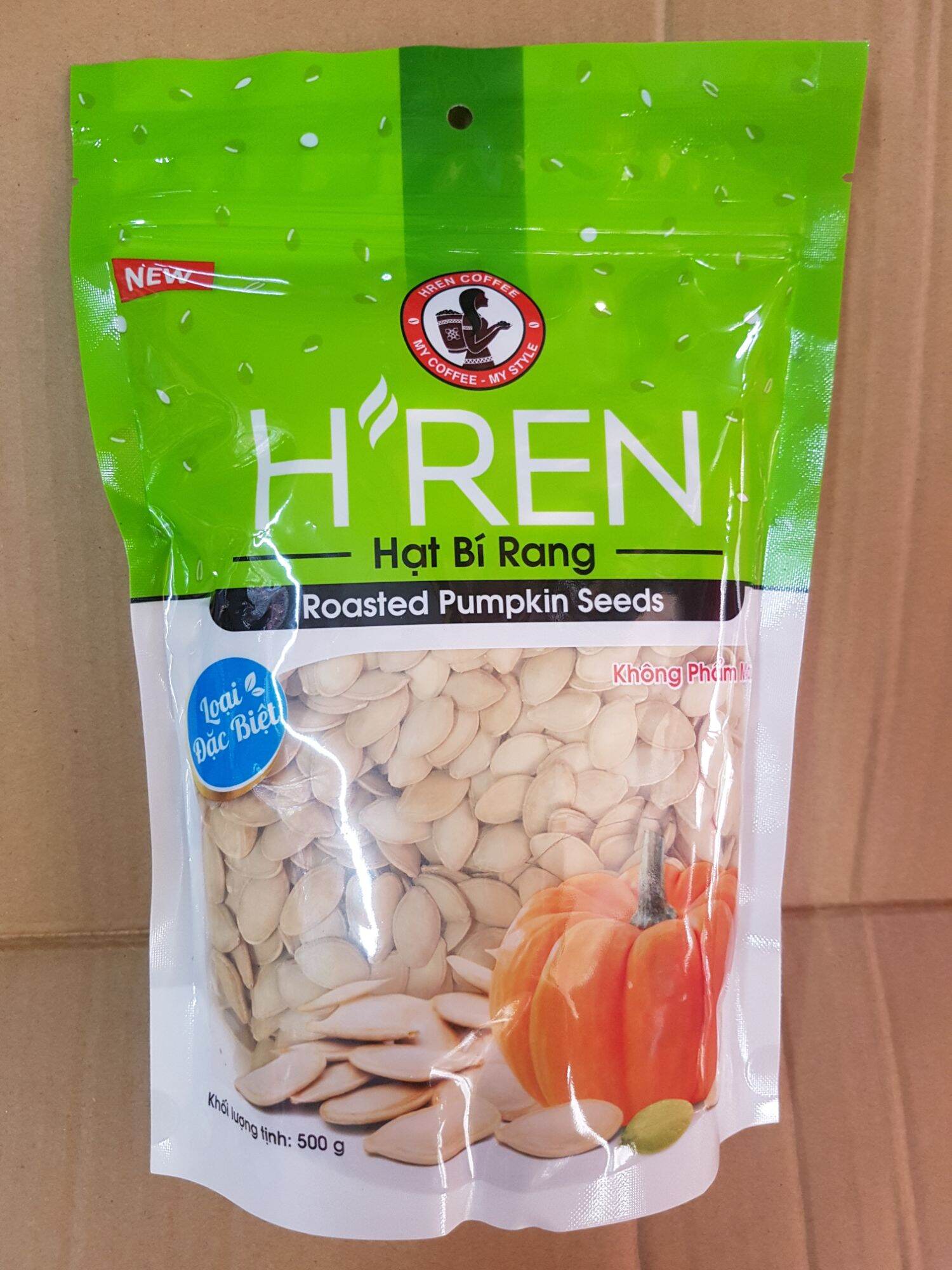 Hạt bí rang h'ren - 500g