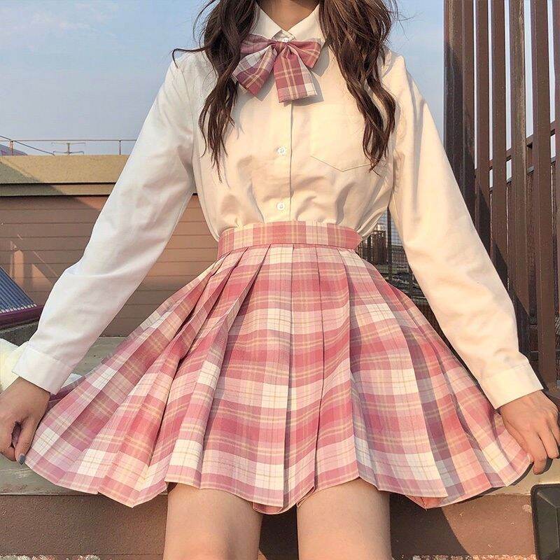 Set Đồng Phục Nữ Sinh Nhật Bản Gồm Chân Váy Xám JK 6.6Zpt | Lazada.vn