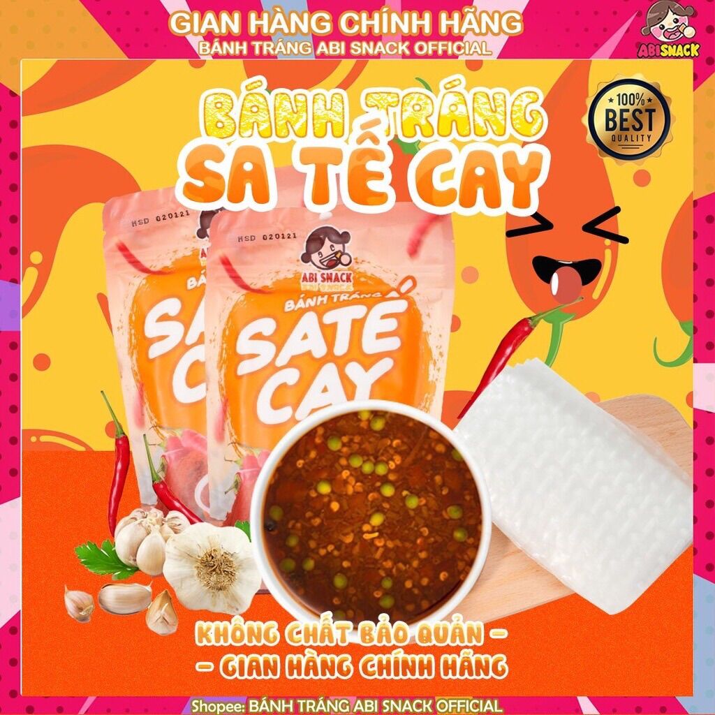 BÁNH TRÁNG ABI - Vị Sa tế cayyyy