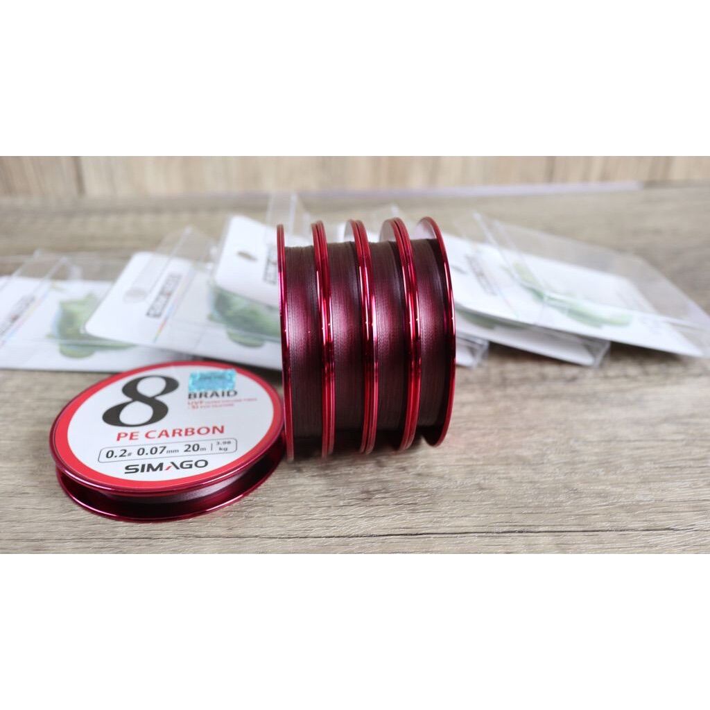 Dù buộc thẻo PE Carbon Simago 20m ( Hàng Chính Hãng)