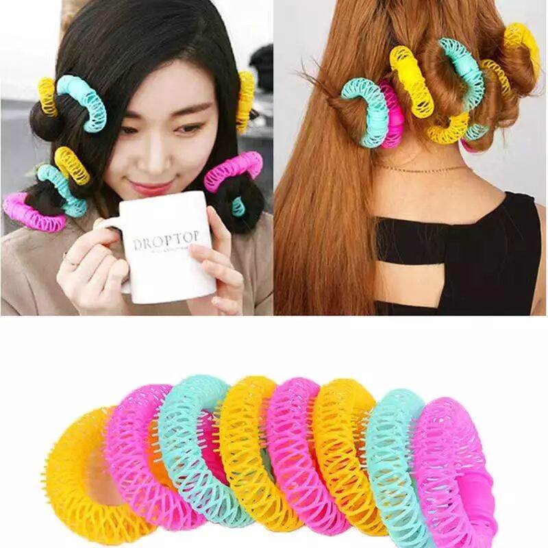 Set 6 cái 8 cái lò xo uốn xoăn tóc tự nhiên