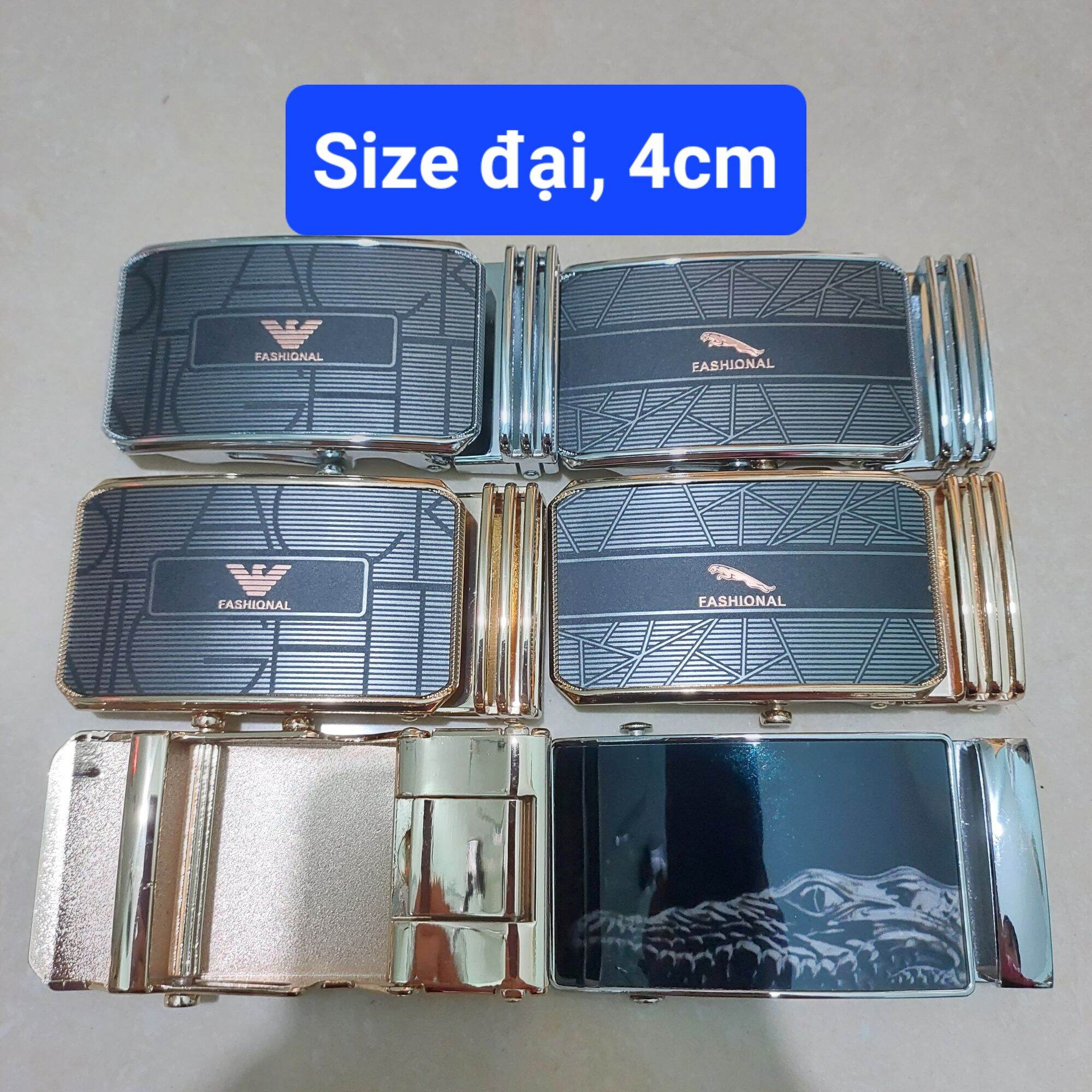 Mặt thắt lưng lăn đầu khóa lăn đủ 4 cm 4F lắp dây to