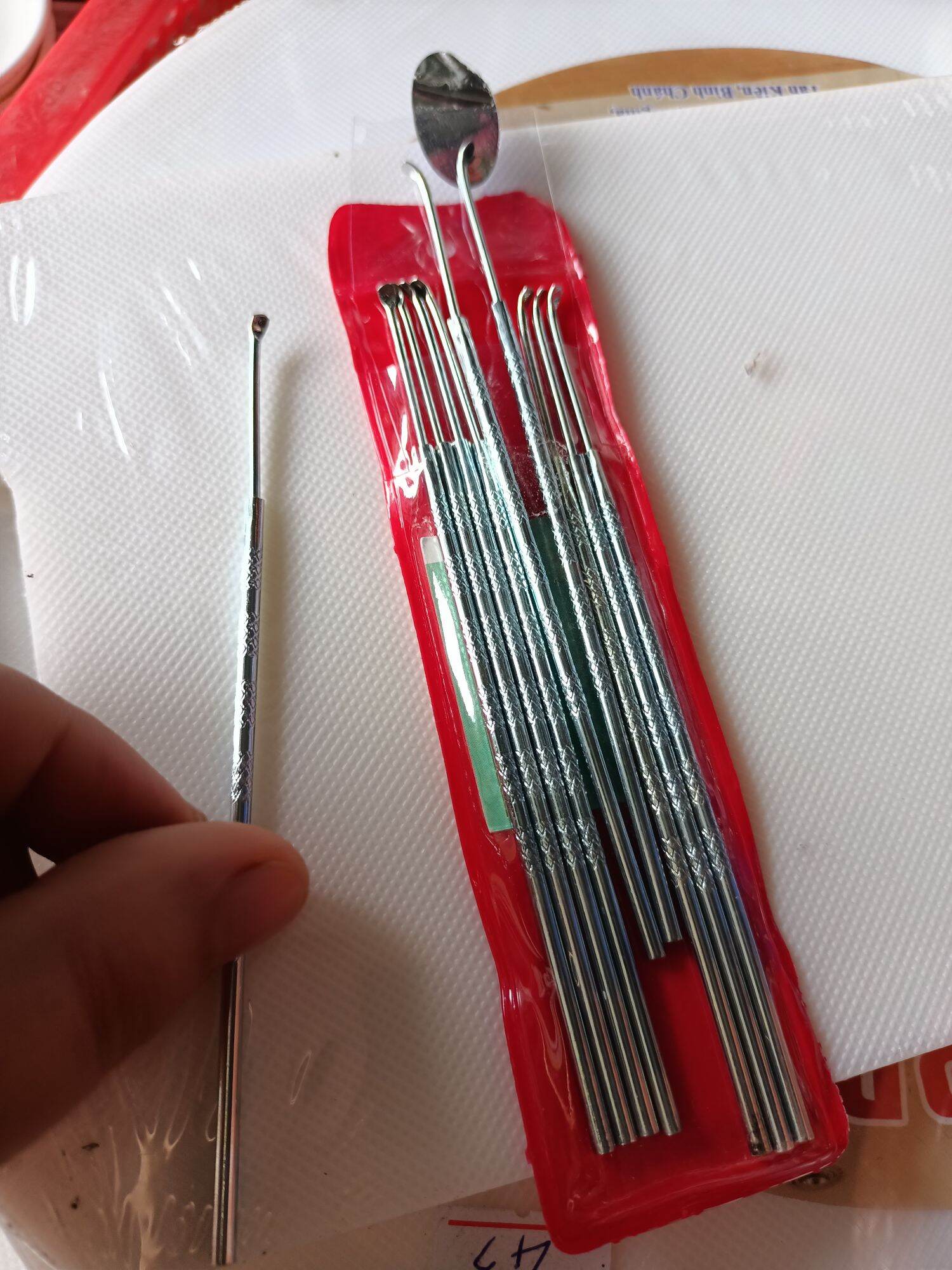 móc tai inox, lấy ráy tai inox