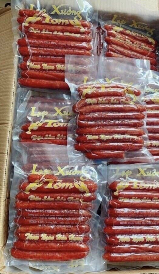 0,5kg Lạp xưởng Tôm (đặc sản Sóc Trăng)