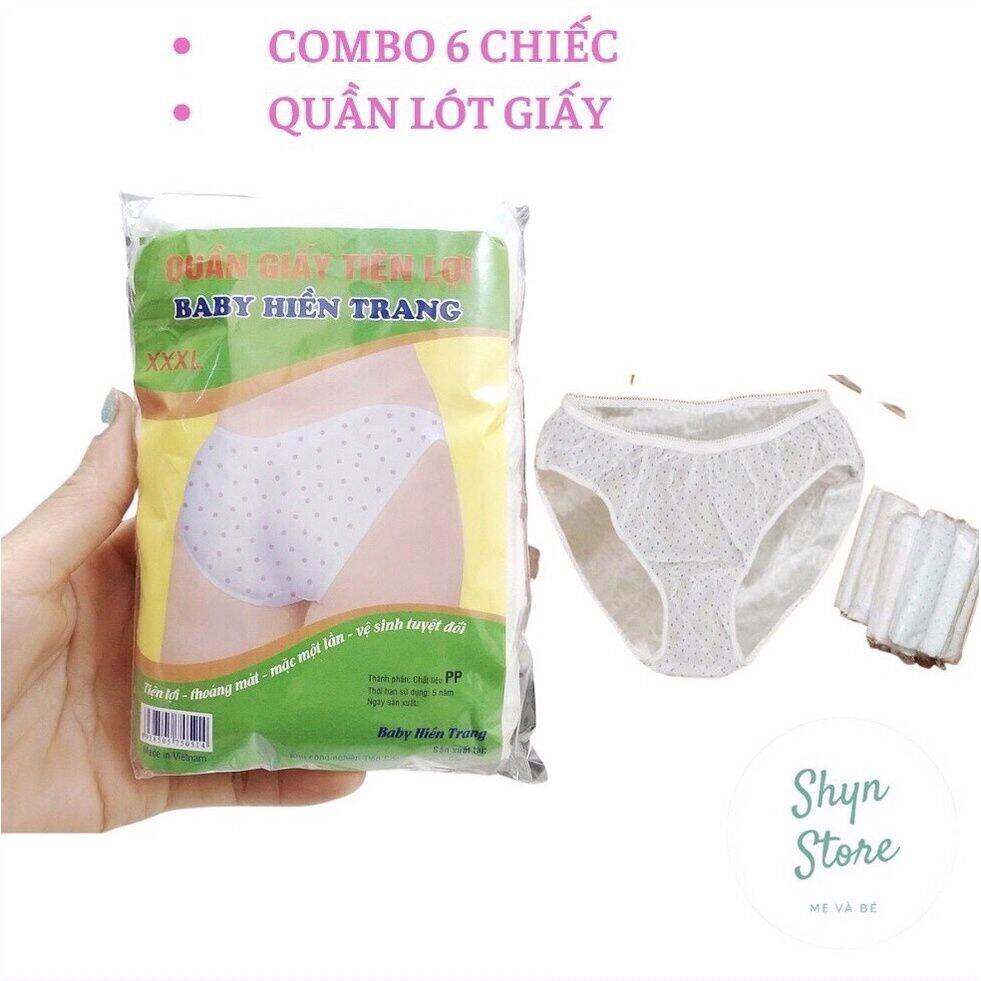 Quần lót giấy Hiền Trang