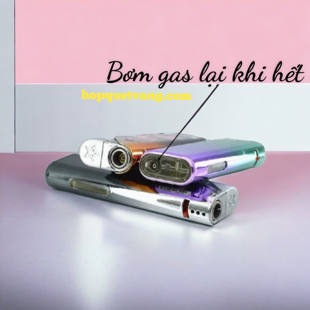 Combo 5 cái Hột quẹt/ Bật lửa  tia xanh mẫu GALAXY (bơm lại được)